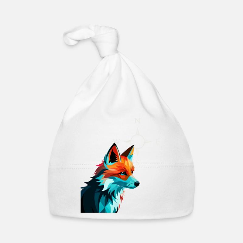 Focused fox | Fuchs Baby Bio-Mütze