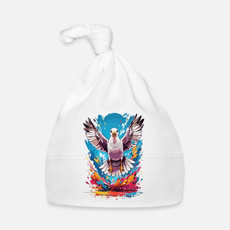 Möwe Sommer Urlaub Baby Bio-Mütze