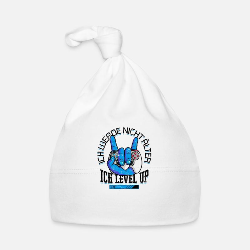 ICH WERDE NICHT ÄLTER ICH LEVEL UP - Geburtstag Organic Baby Cap