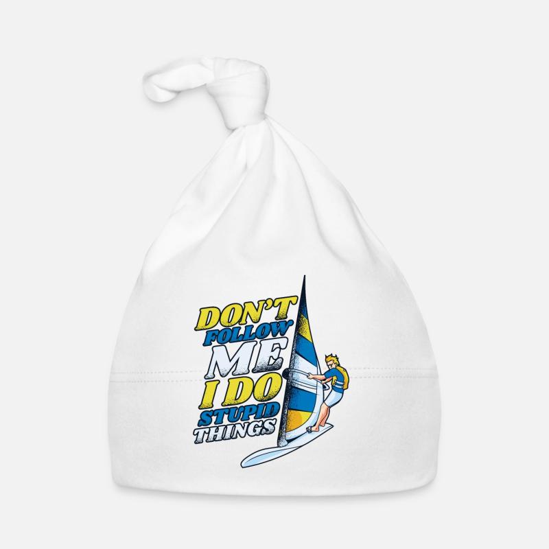 Ne me suivez pas je fais des choses stupides surfeur Bonnet bio Bébé