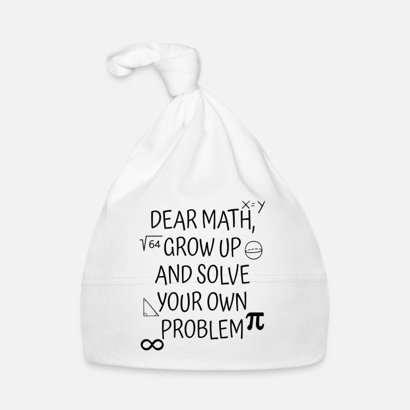 Math Saying Math Teacher Funny Student Organic Baby Cap