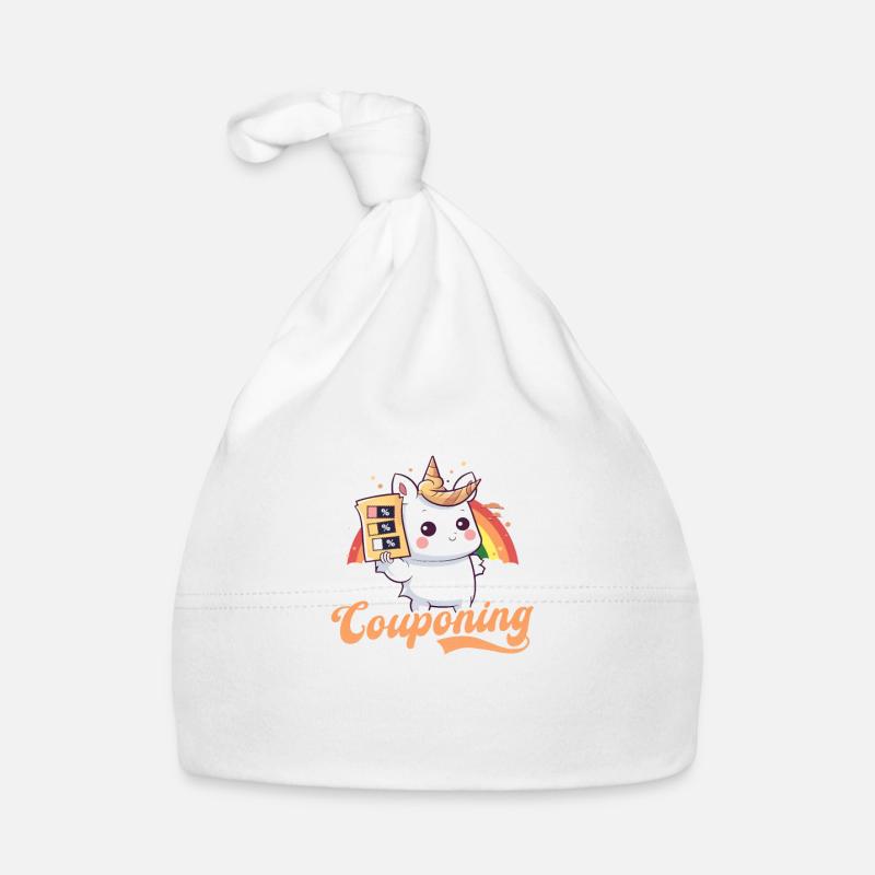 Couponer beginnt beim Couponing Unicorn Baby Bio-Mütze