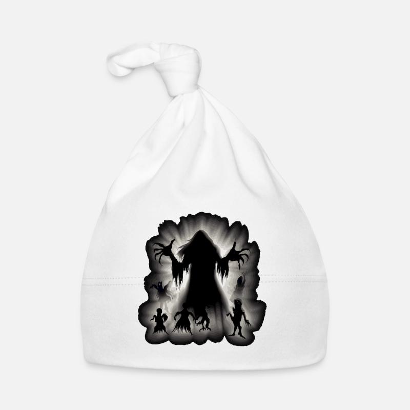 SPOOKY SHADOW FIGURES Organic Baby Cap