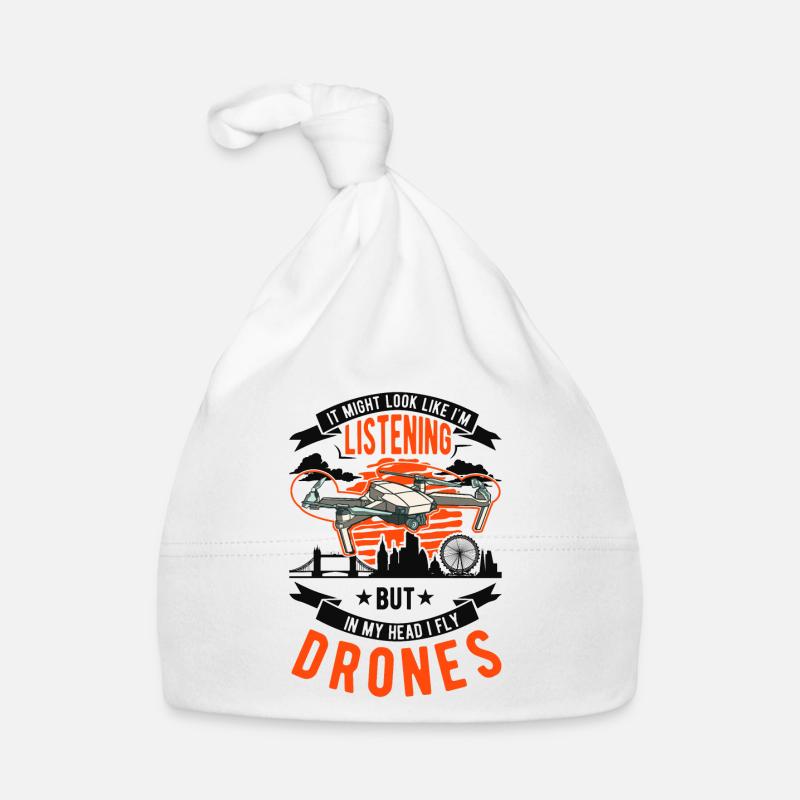 Drone Pilot Gift Drone Quadcopter Organic Baby Cap