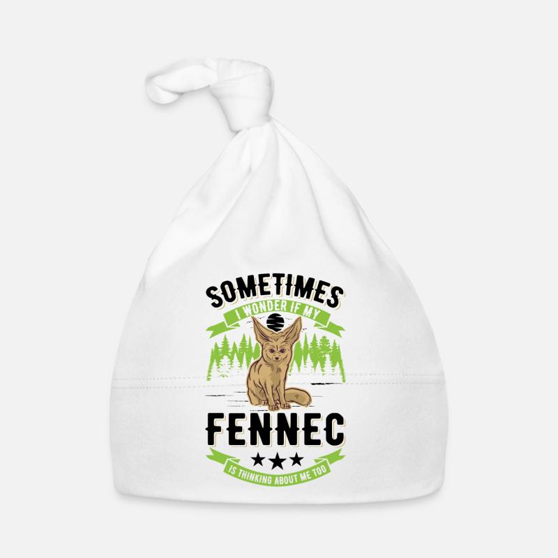 Fennek Geschenk Fennec Wüstenfuchs Baby Bio-Mütze