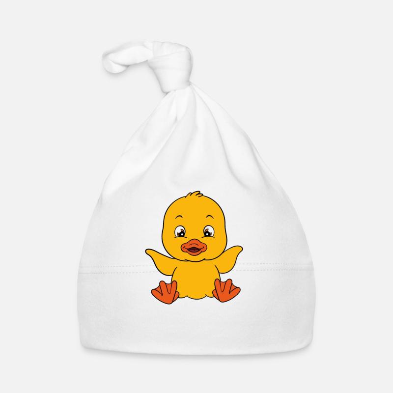 Funny ducks Cute duck Organic Baby Cap