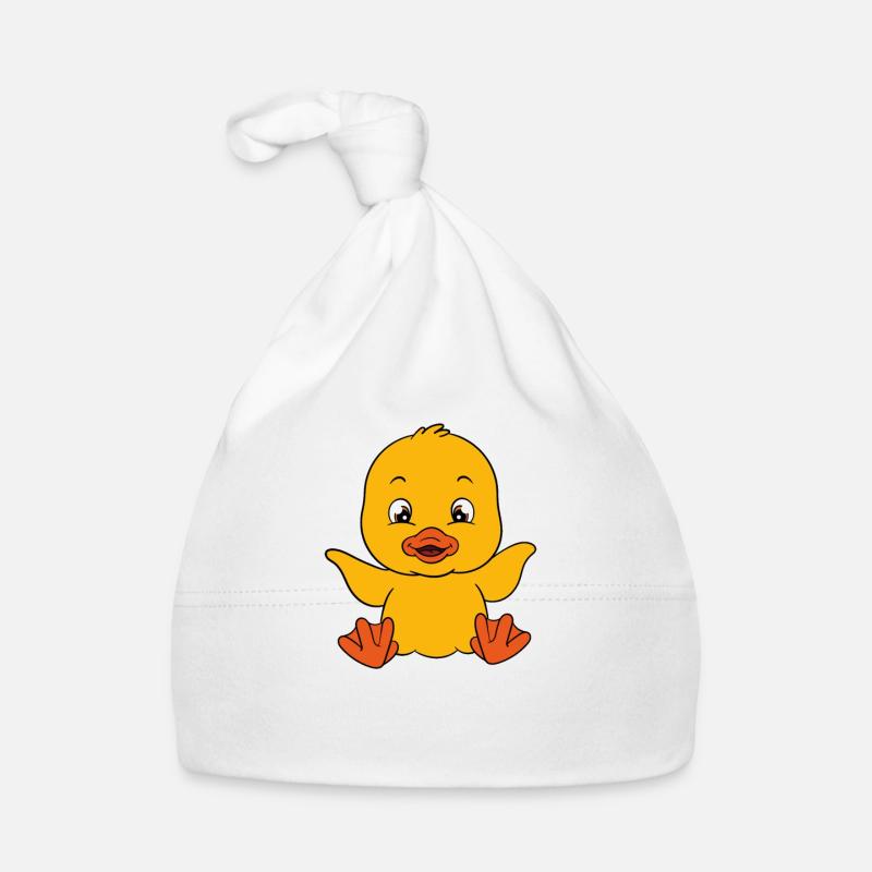 Drôles de canards Canard mignon Bonnet bio Bébé