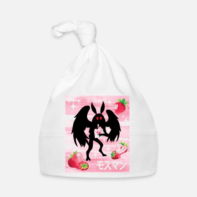 Mothman Strawberry Shake Bonnet bio Bébé