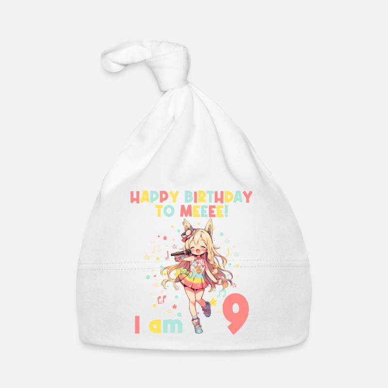 Anime Mandga K-Pop KPop Mädchen 9. Geburtstag Baby Bio-Mütze