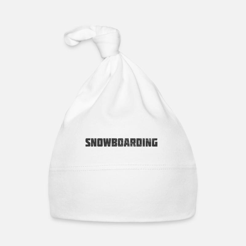 Snowboarding Baby Bio-Mütze