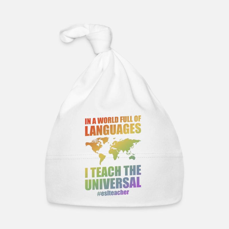 Enseignant d’anglais langue seconde |Langue anglaise |Pour les enseignants d’anglais langue seconde Bonnet bio Bébé