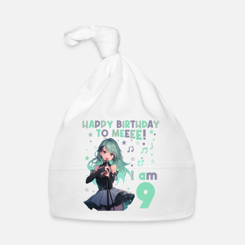 Anime Mandga K-Pop KPop Mädchen 9. Geburtstag Baby Bio-Mütze