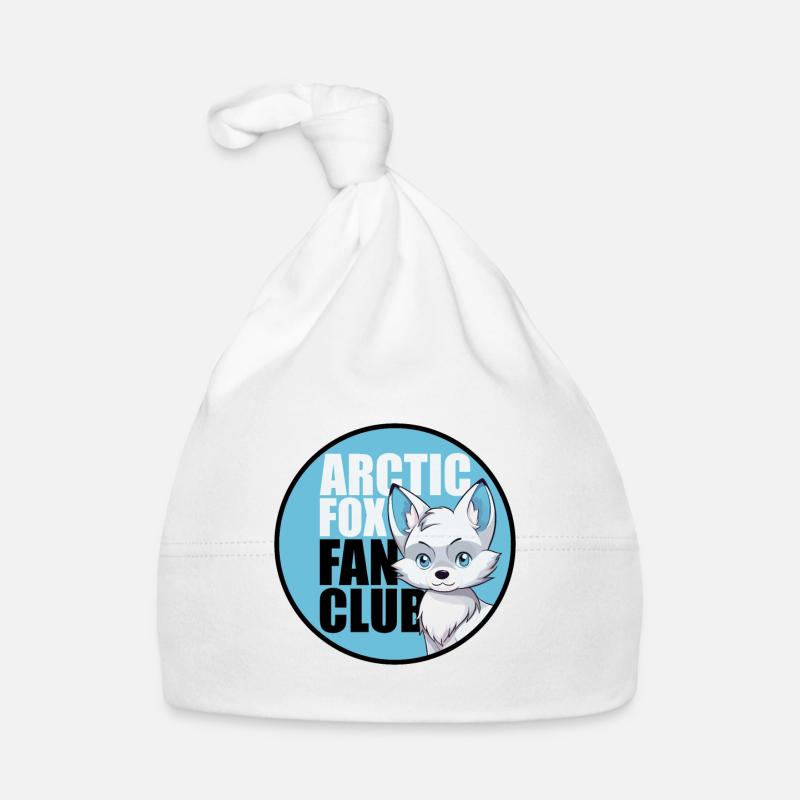 Polar Fox Ice Fox Arctic Fox Organic Baby Cap