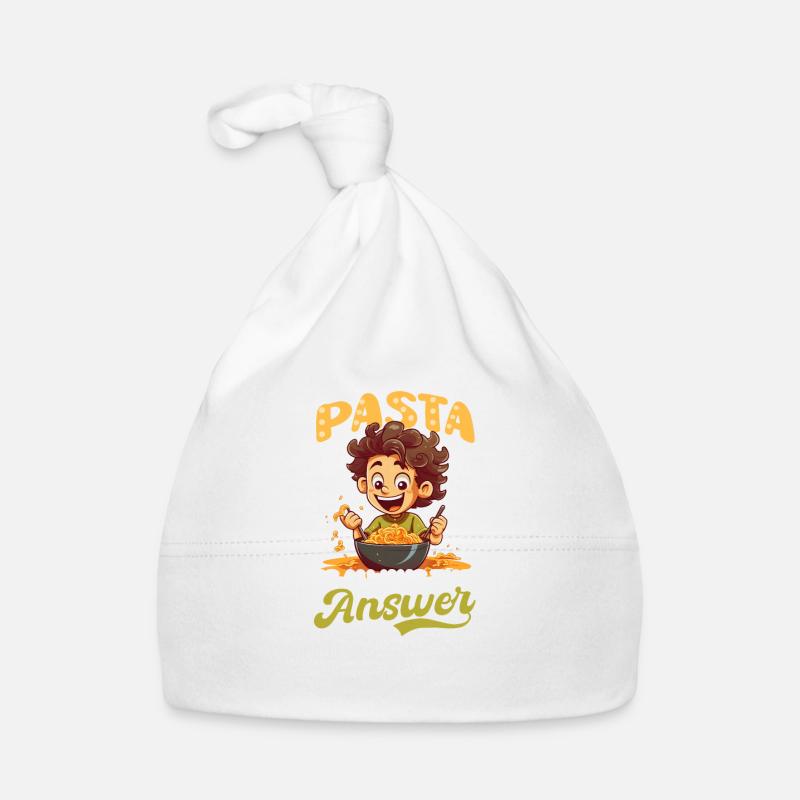 Pasta Lover Pasta ist die Antwort Baby Bio-Mütze