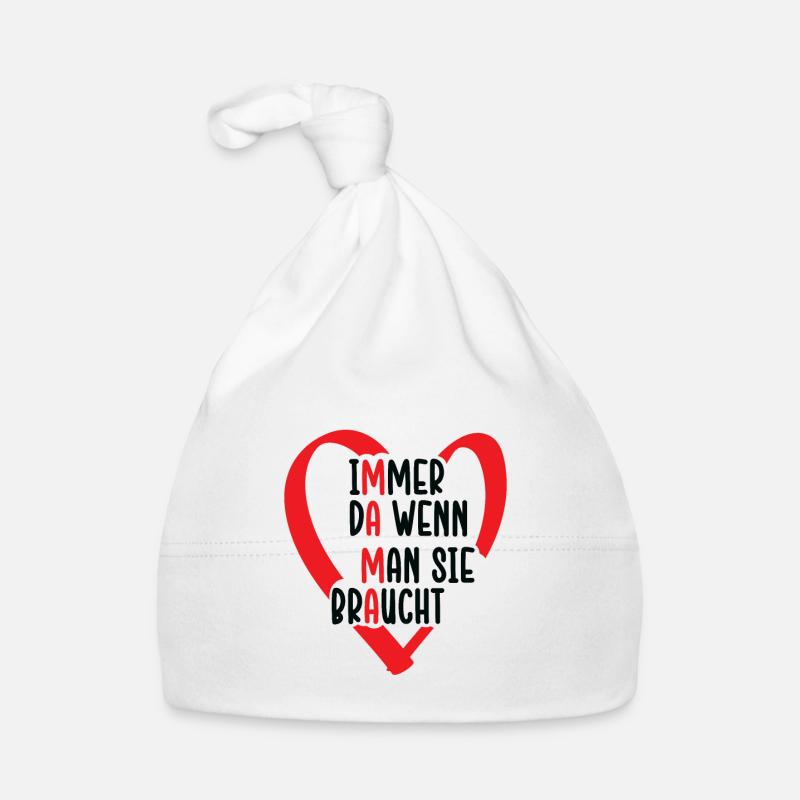 Mutter Spruch Geschenk Mama Muttertag Baby Bio-Mütze