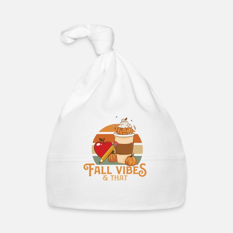 Fall Vibes That Kindergarten Life Teacher Student Baby Bio-Mütze