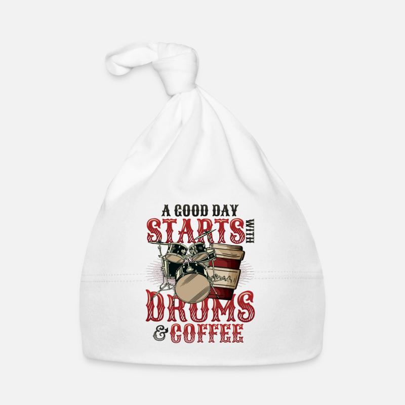 A good day starts with a drum kit Organic Baby Cap