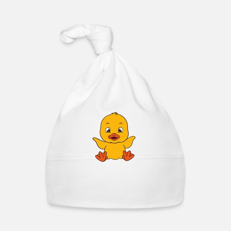 Drôle de canard Canards mignons Bonnet bio Bébé