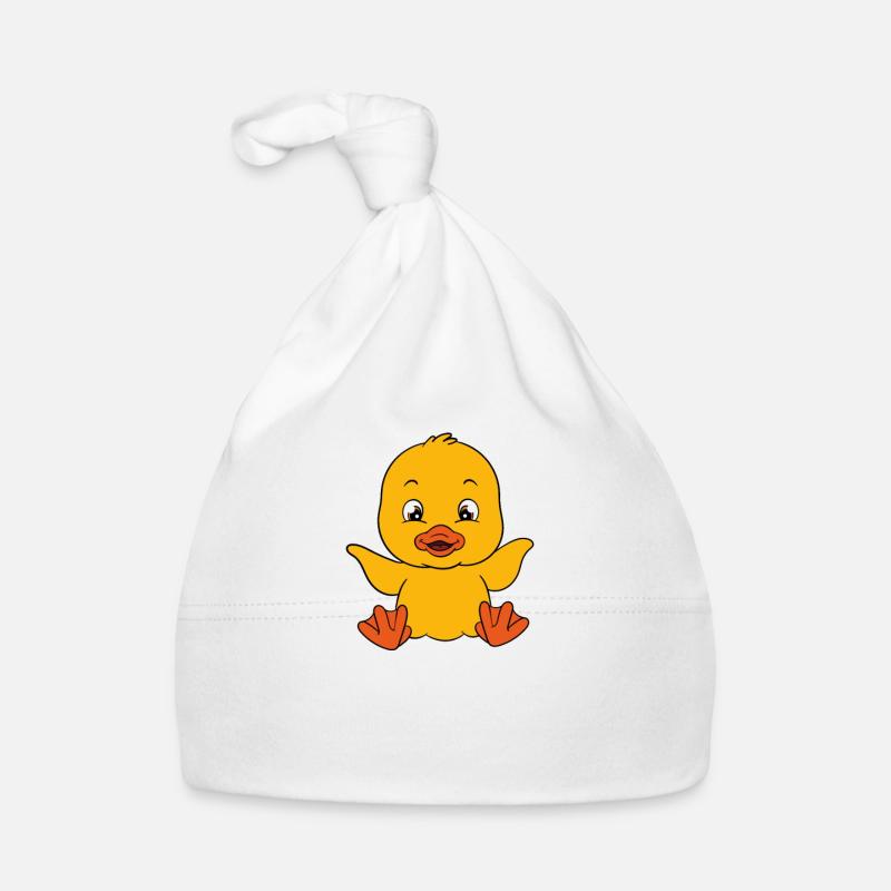 Drôle de canard Canards mignons Bonnet bio Bébé