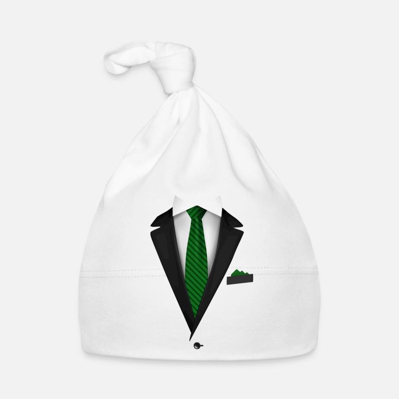 Tuxedo with a Tie For Weddings And Special Organic Baby Cap