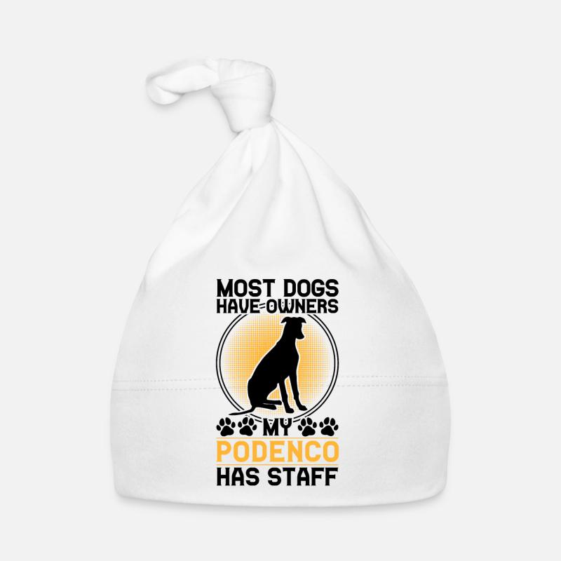 Podenco hat Personal spanischer Jagdhund Baby Bio-Mütze