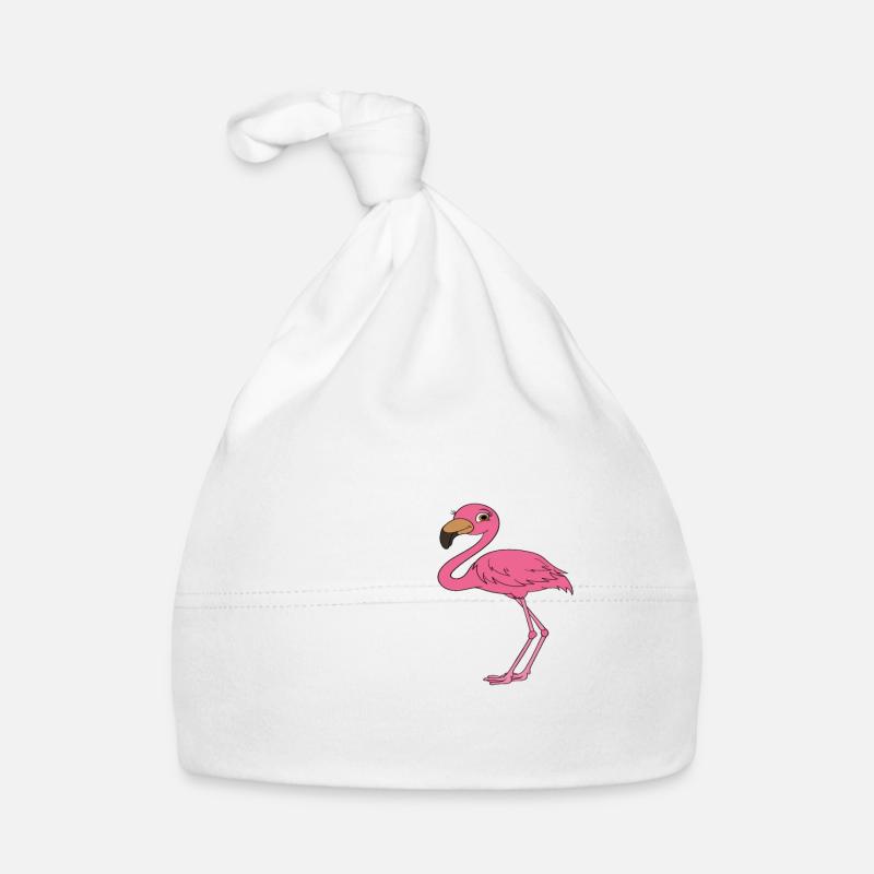 Lustiger Flamingo Baby Bio-Mütze