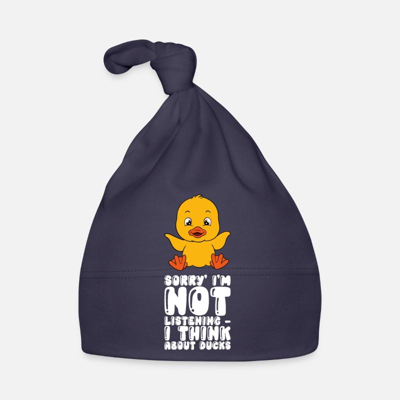 Drôle de canard Canards mignons Bonnet bio Bébé