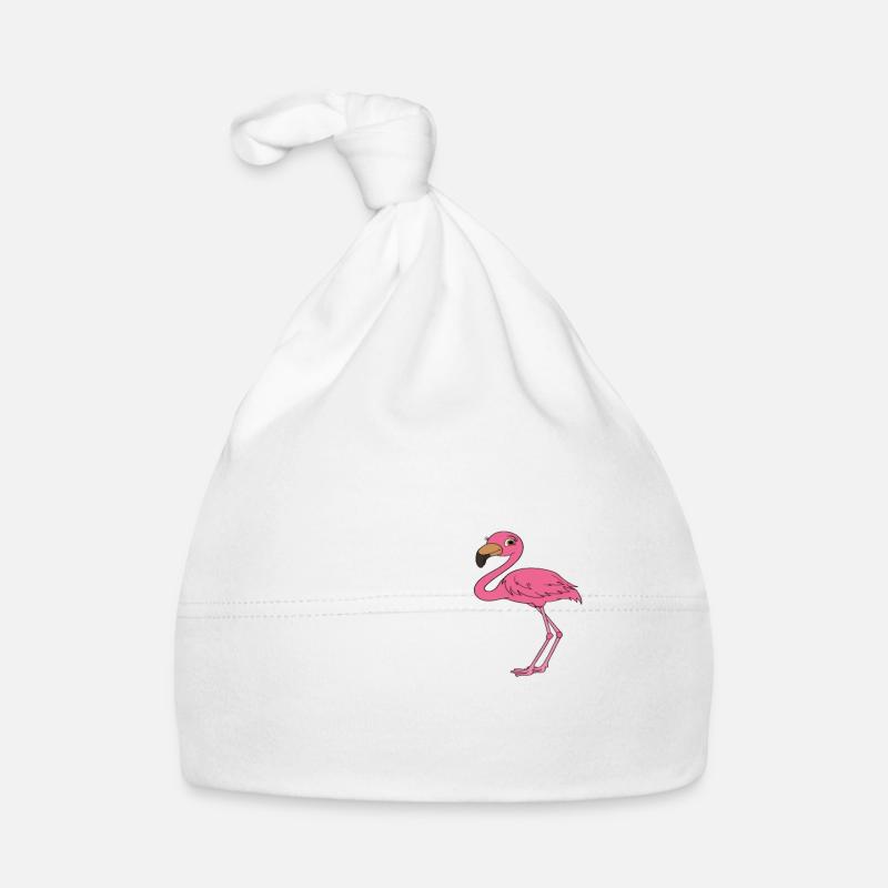 Drôle de flamant rose Bonnet bio Bébé