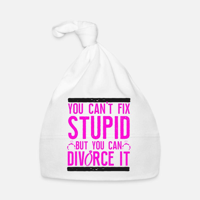 Happy Divorce Party You Can't Fix Baby Bio-Mütze