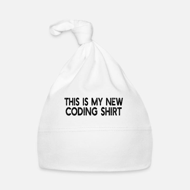 This Is My New Coding shirt - Funny Computer Codin Baby Bio-Mütze
