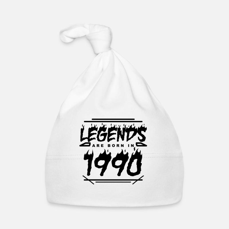 Légende 1990 - Né en 1990 - Construit en 1990 Bonnet bio Bébé