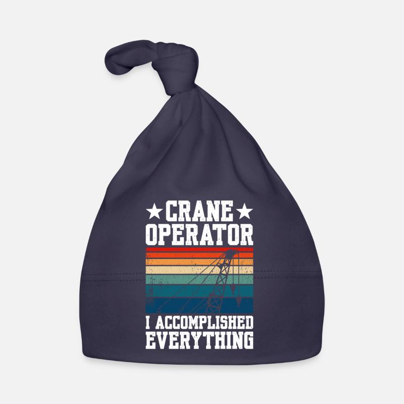 Crane Operator I Accomplished Everything Baby Bio-Mütze