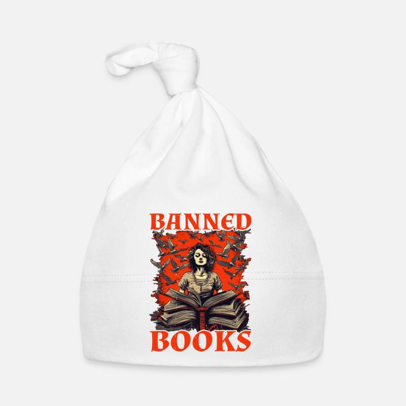 I Read Banned Books 62 Baby Bio-Mütze