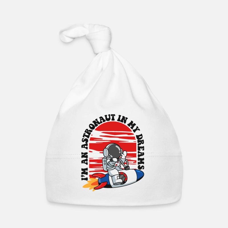 Je suis un astronaute dans mes rêves Cosmonaute Bonnet bio Bébé