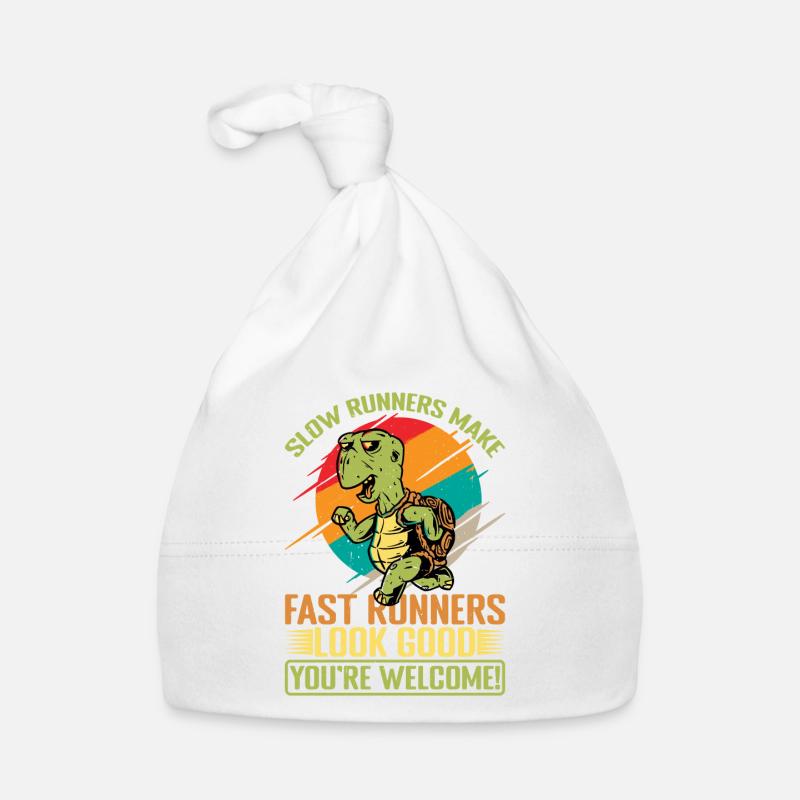 Slow Runners Make Fast Runners Look Good 13 Organic Baby Cap