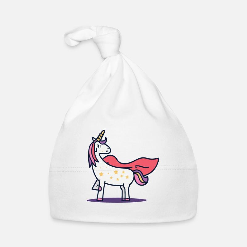 Einhorn Superheld Einhörner Einhorn Baby Unicorn Baby Bio-Mütze