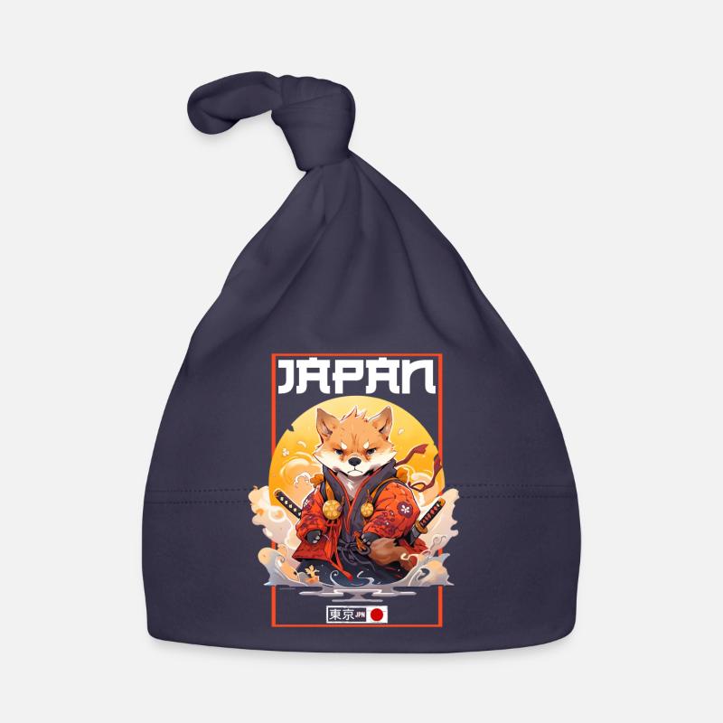Asia Corki Japanese Samurai Samurai Organic Baby Cap