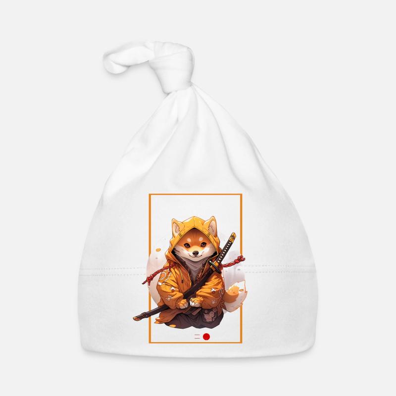 Asia Corki Japanese Samurai Samurai Organic Baby Cap