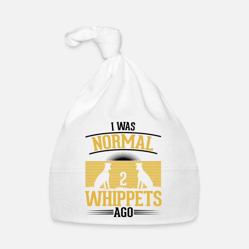 Whippet Hund Windhund Sighthound Baby Bio-Mütze