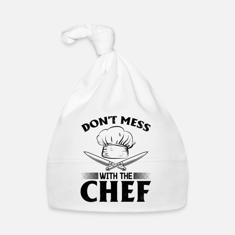 Don't Mess With The Chef Kitchen Instruments Cooks Baby Bio-Mütze