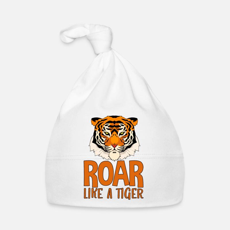 Roar Like A Tiger 4 Baby Bio-Mütze