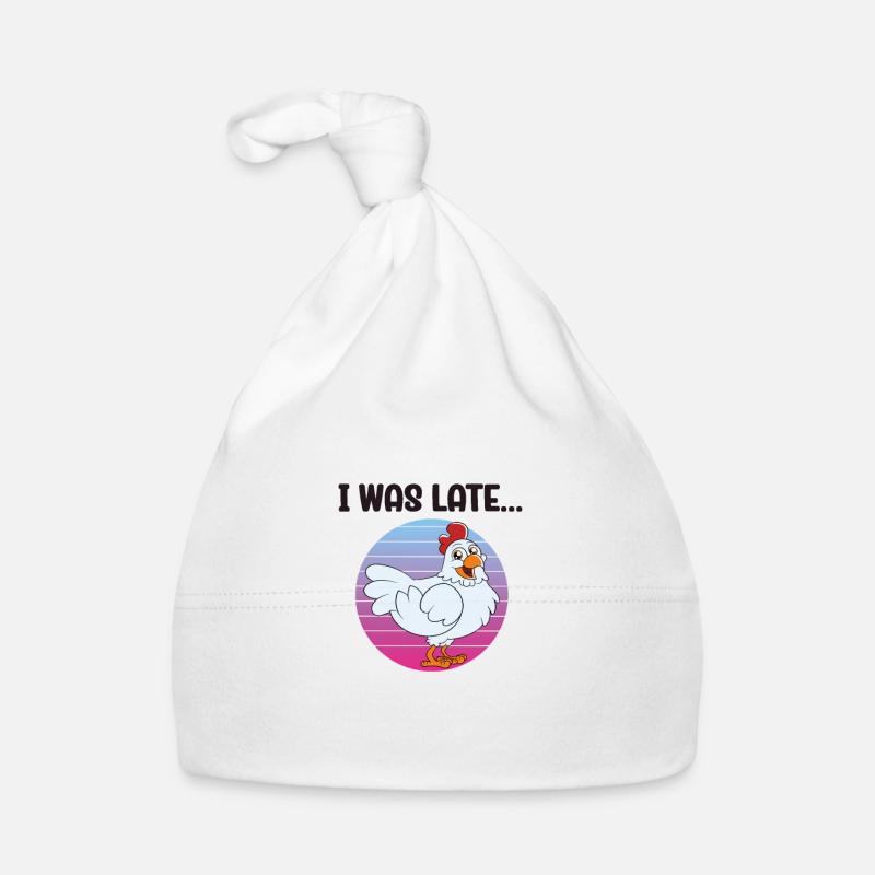 Drôle de poulet disant poulet Bonnet bio Bébé
