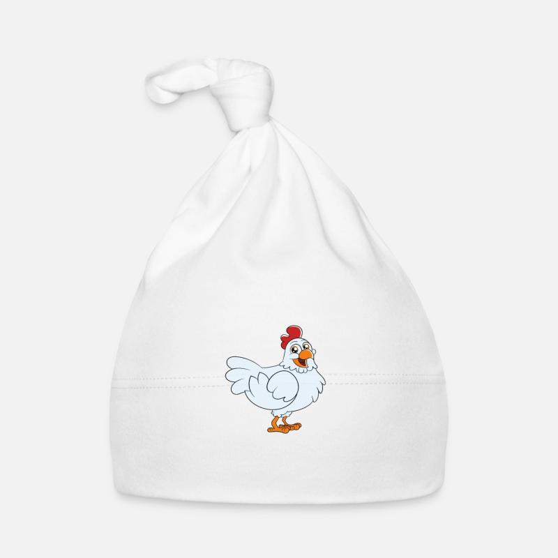Drôle de poulet disant poulet Bonnet bio Bébé