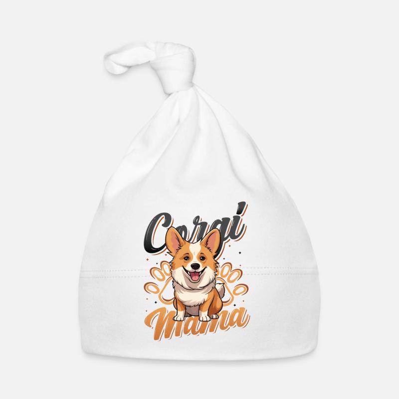 Corgi Mama - Cute Corgi Mama Organic Baby Cap