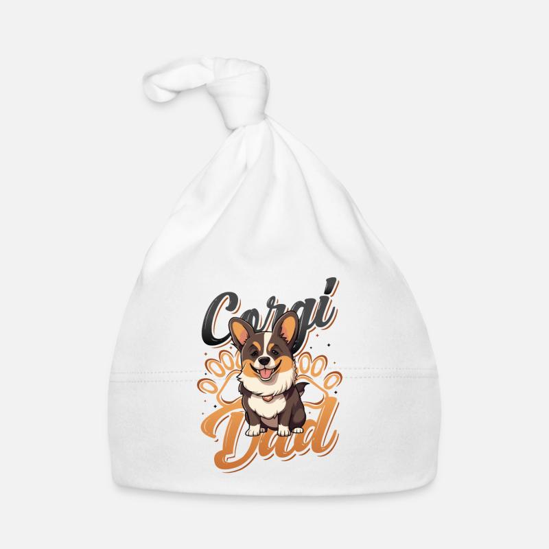 Corgi Daddy, Mignon Corgi Daddy Bonnet bio Bébé