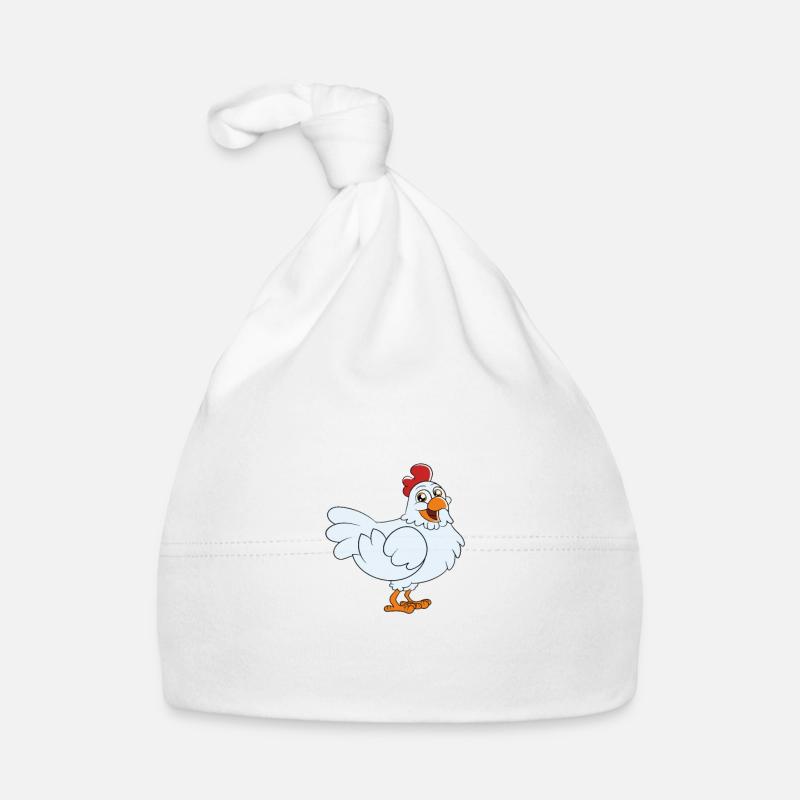 Drôle de poulet disant poulet Bonnet bio Bébé