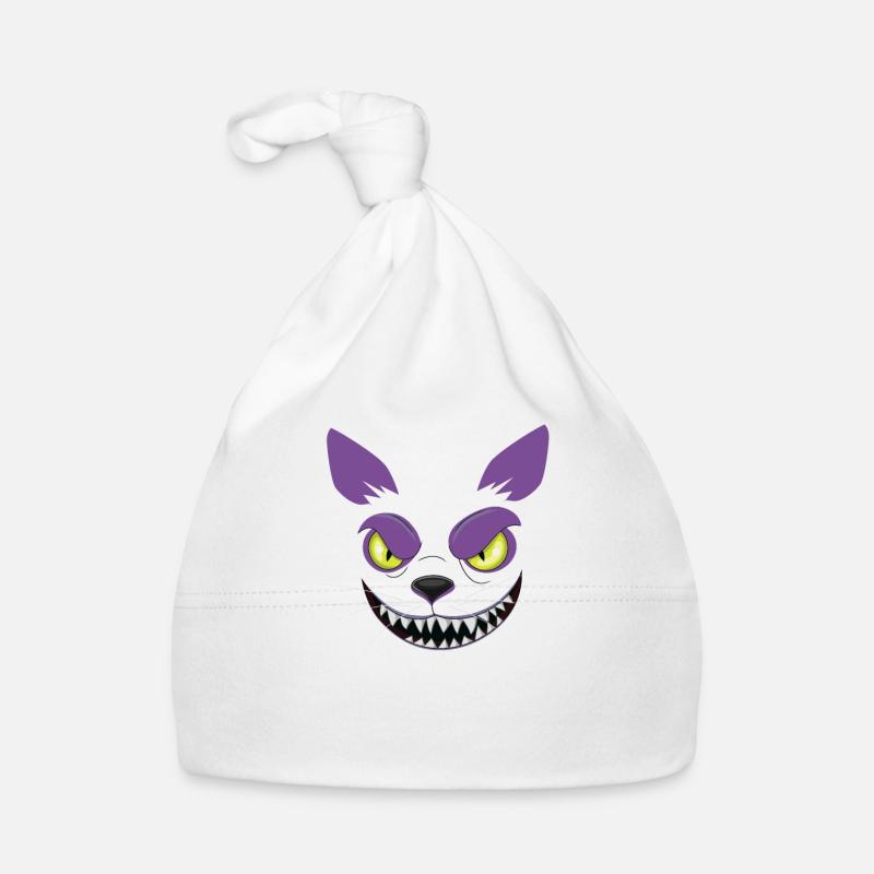 Chat souriant visage de chat souriant Bonnet bio Bébé