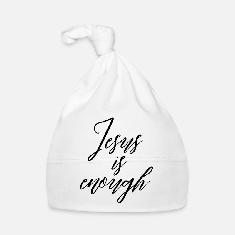 Jésus est suffisant Bonnet bio Bébé