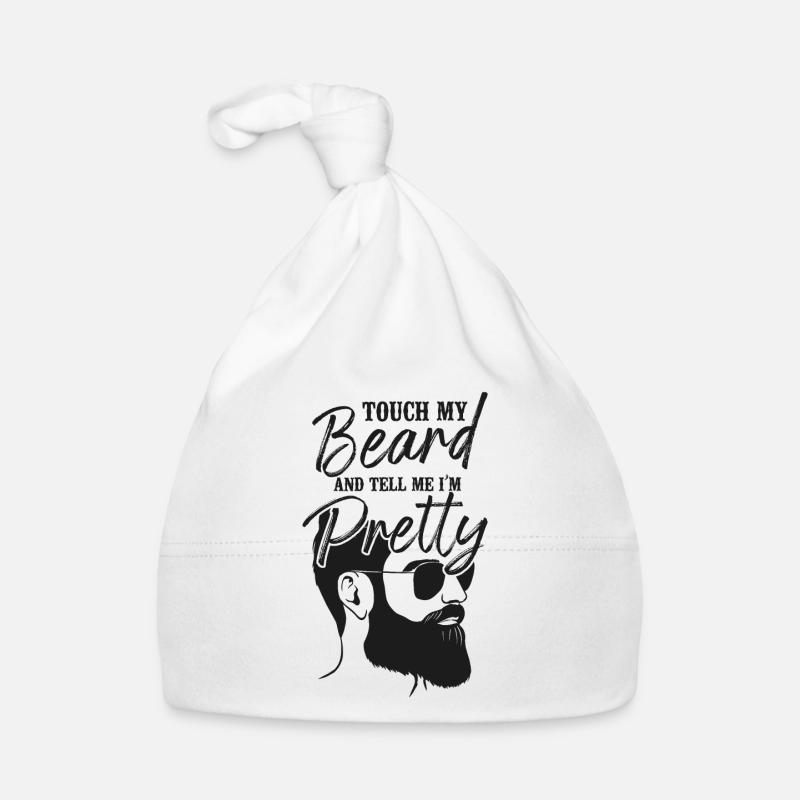 Beard Lover Bearded Man Touch My Baby Bio-Mütze