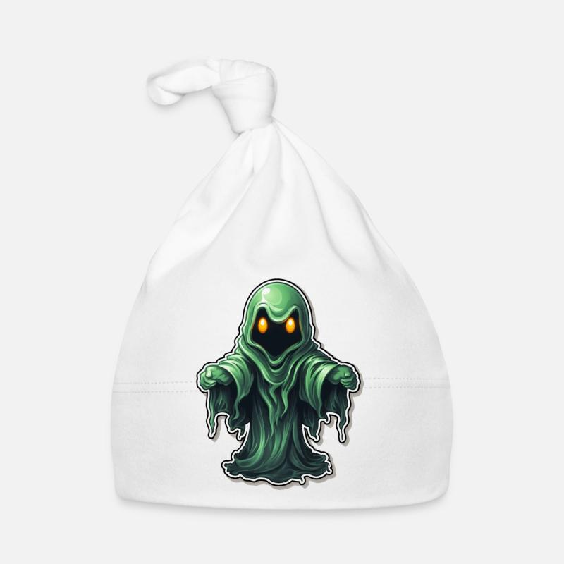 Ghost Lover Cartoon Style Halloween Ghost Spooky Bonnet bio Bébé